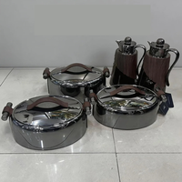Ensemble de boîtes à lunch isothermes pour vente directe, 3+2 pièces, en acier inoxydable, maintien de la température 12h, indispensable à la maison