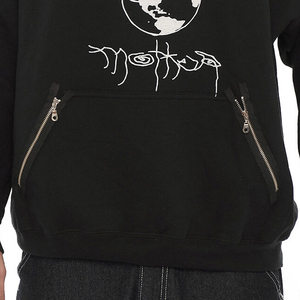 Sudadera con Capucha para Hombre, Corte Regular, Estampado de Araña y Tierra, Bolsillos con Cremallera Frontales, Estilo Deportivo, Tela de Felpa Francesa de Algodón, Invierno, Personalizada - Product Image 2