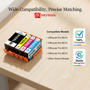 Cartucho de Tinta Seguro con Firmware HESHUN 910 910XL con Chip Anti-actualización para <span class=keywords><strong>HP</strong></span> <span class=keywords><strong>OfficeJet</strong></span> 8010 8012 <span class=keywords><strong>8013</strong></span> 8014 8015 8017 8018 8020 - Product Image 4