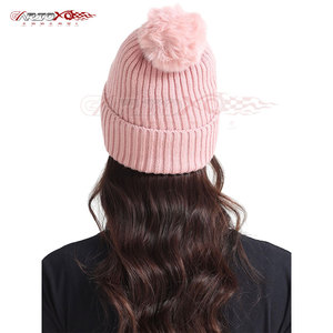 Travel Friendly 100% Wool <b>Beanie</b> for Women Easy to Fold Soft Knit Breathable & <b>Waterproof</b> Double Layer Winter Hat - Product Image 2