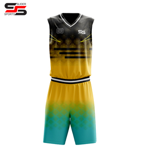 Maillot de basket-ball d'entraînement réversible personnalisé Uniformes de basket-ball à séchage rapide de haute qualité par sublimation - Product Image 1