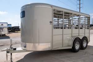 Remolque de Transporte de Ganado de Primera Clase para Granja, de 3 Ejes, para Ovejas y Ganado, con Valla para Ganado - Product Image 1
