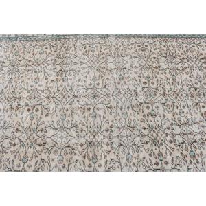 Alfombra Vintage de 5.3x9.4 pies, Alfombra, Alfombra de Lana con Estampado Animal Azul - Product Image 5