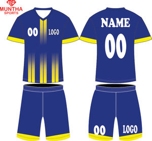 L'équipe de football pour hommes porte un nouveau style d'uniforme sportif personnalisé avec le dernier design. - Product Image 1