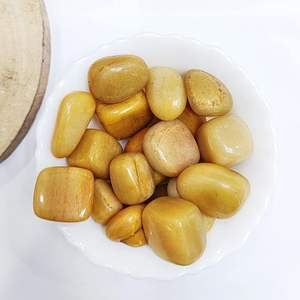 Piedra preciosa de Aventurina amarilla pulida a mano Plexo Solar Chakra Curación Natural Aventurina amarilla Piedra de caída Confianza - Product Image 3