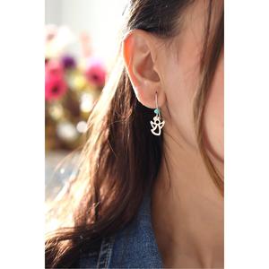 ต่างหูเงินแท้ 925 รูปนางฟ้า ผลิตในตุรกี - Product Image 1