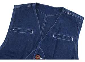Chaleco vaquero para hombre y mujer, chaqueta sin mangas, ropa de calle elegante, traje de moda, ropa cómoda duradera para todas las estaciones - Product Image 5