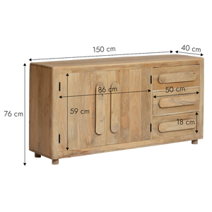 <span class=keywords><strong>Kael</strong></span> xoài gỗ sideboard - Product Image 5