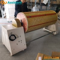 Machine à secouer le thé Oolong et les matières premières (maïs et légumes) avec moteur et panier en bambou, 220V/380V DL-6CYQT-6015