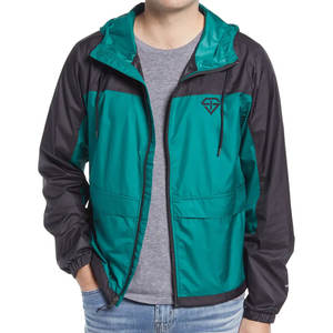 Chaqueta Cortavientos Ligera para Hombre, 100% Nailon, con Cuello Alto y Capucha, Impermeable, para Invierno, Servicio OEM Disponible - Product Image 2