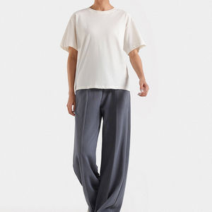 Wholesale 2025 <b>Women</b> Streetwear Slim Fit Ladies <b>Trousers</b> High Quality Casual High Waist Solid Color <b>Women</b> <b>Trouser</b> OEM Service - Product Image 1