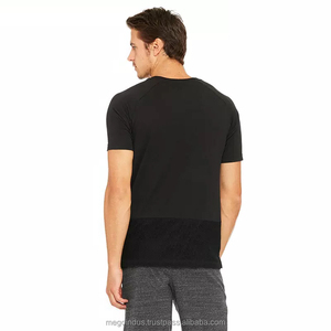 Camiseta Deportiva Personalizada OEM para Hombre, Cuello Redondo, Corte Ajustado, 100% Algodón, Suave, Secado Rápido, Transpirable, Tejido de Punto, Manga Corta, Logotipo Personalizado, Diseño en Blanco - Product Image 3