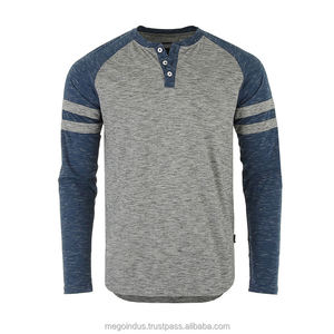 Camisa Henley para hombre de manga larga de algodón a la moda, cómoda y duradera para oficina y uso al aire libre - Product Image 2