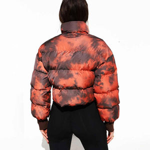 Chaqueta acolchada sublimada personalizada para hombre y mujer Chaquetas de invierno para hombre Fabricante con cremallera Premium Servicio OEM ODM - Product Image 3
