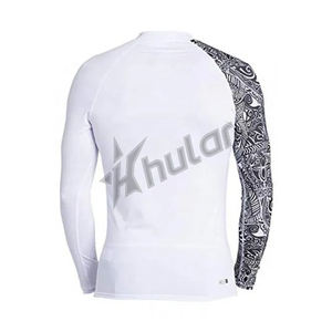 Manchon Graphique Complet Grappling Cropped Gym Natation Combat Jujitsu Marque Privée Rash Guard - Product Image 2