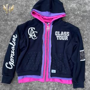 Ensemble de survêtement unisexe tendance, sweat à capuche surdimensionné et pantalon de jogging, style streetwear, ensemble de survêtement unisexe à manches longues, vêtements de sport athlétiques - Product Image 3