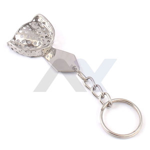 Wholesale Dental Hygienist Impression Trays Key chain, Full <b>Denture</b> Perforated Dental Surgical Instruments - Product Image 6