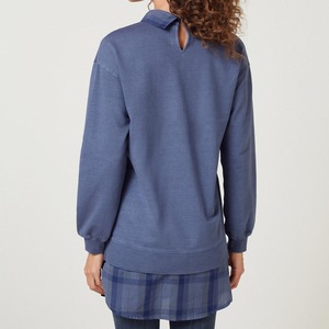 Haute qualité en gros personnalisé femmes sweats pull décontracté à manches longues tissu doux femmes sweat pas cher taux 2026 - Product Image 3