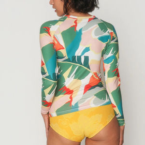 <b>Women</b> Gym <b>Rash</b> <b>Guard</b> OEM Custom Printing Sublimation Fitness Sports Wear Comfortable <b>Women</b> spandex polyester <b>Rash</b> <b>guards</b> - Product Image 6