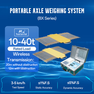 LKW-Überlastkontrolle Tragbare Achswaagen mit Doppel-LCD-Anzeige und Datenspeicherung für 1300 Aufzeichnungen Plus Computeranschluss - Product Image 2