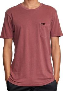 Camiseta para hombre con logotipo Camiseta de cuello redondo de algodón de manga corta ajustada para hombre de BD - Product Image 6