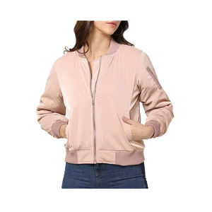 Veste bomber en tissu tissé teint pour femme, mode d'hiver, manteau chaud à capuche, manches longues, fermeture éclair, doudoune décontractée, coupe-vent épais pour l'extérieur - Product Image 5