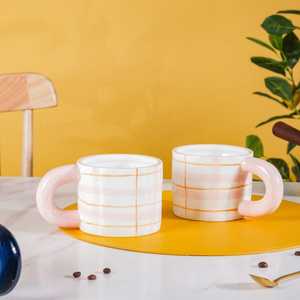 แก้วเซรามิกสำหรับเดินทางพร้อมฝาซิลิโคนสำหรับโต๊ะทำงานในสำนักงานรถยนต์และใช้งานกลางแจ้ง - Product Image 6