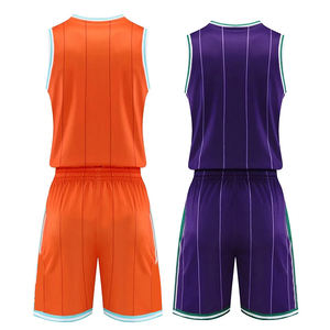Nouveau Style Premium Basketball Wear Polyester Tissu Respirant Rib Col Rond Jeunesse Maillot Sans Manches De COSH Sportswear - Product Image 2