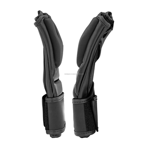 Bulk Custom MMA Gloves Leather Breathable Adjustable Wrist Strap Hook Loop Closure Half Finger/Fingerless Lightweight - Product Image 4