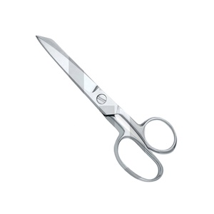 12 Inch Stainless Steel Professional Tailors & Embroidery Scissors with <b>Rubber</b> Handle - Product Image 1