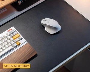 Premium Genuine Leather <b>Desk</b> Mat Luxury Office Pad Non Slip Smooth Cowhide Surface Smell Proof Heavy Duty Casual for - Product Image 3