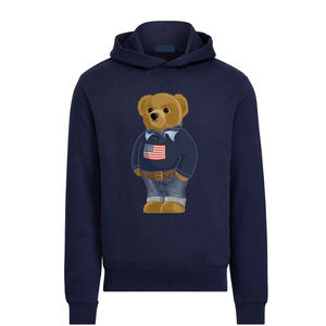 Unisex 3D bordado respetuoso del medio ambiente Sudadera con capucha transpirable Navidad Teddy Fleece lujo pesado invierno personalizable - Product Image 5