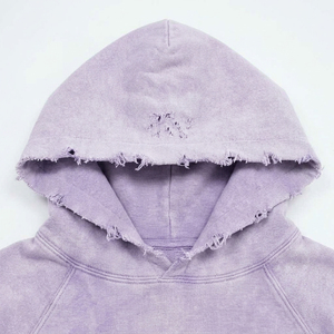High quality men distressed <b>hoodie</b> designed with <b>soft</b> fabric relaxed fit modern appearance and lasting comfort for casual use - Product Image 5