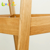 Commode multifonction en bois massif, style moderne, table à langer sécurisée pour nouveau-né, chambre et salle de bain, allaitement bébé