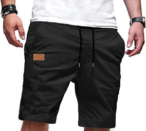 กางเกงขาสั้นออกกำลังกายฟิตเนสสำหรับผู้ชายไซส์ใหญ่ เอวยางยืด แห้งเร็ว ระบายอากาศ กันน้ำ กันลม เป็นมิตรกับสิ่งแวดล้อม ผลิตจากโพลีเอสเตอร์ - Product Image 1