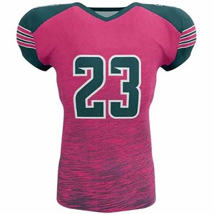 Maillot de Football américain en polyester sur mesure de haute qualité meilleur prix ensemble d'uniformes de Football en sergé numéro hauts sport - Product Image 2