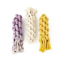 Nouveaux jouets pour chiens durables en coton et laine, couleur et logo personnalisés, jouets interactifs à mâcher qui couinent, pour petits, moyens et grands chiens, accessoires pour animaux de compagnie
