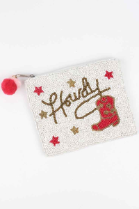 Porte-monnaie à fermeture éclair en perles de rocaille brodées à la main, pochette pour femmes et filles avec couleur personnalisée par MD HANDICRAFTS - Product Image 2