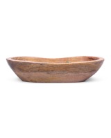 Bols à pâte rustiques décoratifs en bois sculptés à la main, porte-bougies chauffe-plat pour la fabrication de bougies de Noël, les salades et les entreprises alimentaires, uniques