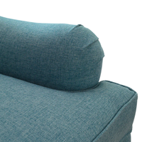 Ensemble canapé moderne trois places sectionnel en bois personnalisable Villa appartement comprenant des chaises de lit d'hôtel meubles de salon en éponge