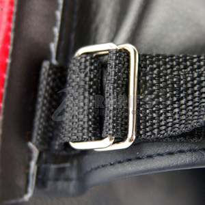 Saco de boxeo curvo, almohadilla de mano objetivo para pies de lucha de cuero, guantes de boxeo de entrenamiento con mitones, Protector de mano, almohadillas Muay Thai - Product Image 6