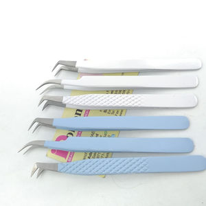 Customized Professional Strong Mega Volume Eyelash Extension Tweezers Private Label Lash Tweezer for Extensions - Product Image 2