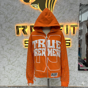 Sudadera con Capucha y Cremallera de Diseño Único, Impresa en Negro, Fabricada en Fábrica, de Alta Calidad, a Precio Económico para Hombre - Product Image 1