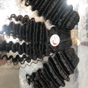 Tissage en lot brésilien à vague profonde, 8-30 pouces 100% cheveux humains vierges, cheveux brésiliens à cuticules alignées - Product Image 4