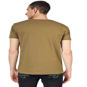 Haute qualité grande taille vêtements t-shirt pour hommes impression personnalisée col rond blanc à manches courtes 100% coton plaine hommes t-shirt - Product Image 3