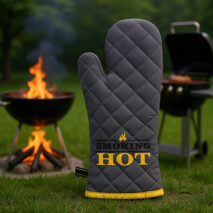 Quilted Cotton <b>BBQ</b> Glove One Size Fits All Assorted Colors Smoking Hot Tool Model A35832000 - Product Image 3