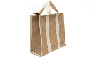 Direct Factiry Manufacturer Wholesale Price New Luxury Eco Friendly 100% Nature Jute Shopping <b>Bag</b> Best Selling Top Quality - Product Image 5