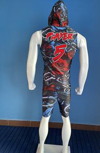 Conceptions de sublimation personnalisées à bas prix ensemble d'uniformes de football drapeau 7v7 dernier style de haute qualité léger respirant - Product Image 6