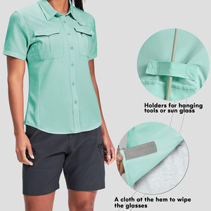 Camisetas de Pesca Personalizadas en Color y Talla, Camisetas de Pesca Lisas de Color Sólido, Diseño Premium, Ropa de Calle para Mujer - Product Image 4