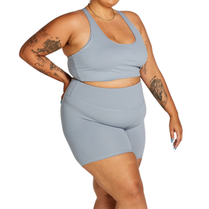 Shorts Deportivos de Cintura Alta para Mujer, Talla Grande, Elásticos, para Fitness, Yoga, Gimnasio, Entrenamiento, con Control de Abdomen, Transpirables y Cómodos - Product Image 2